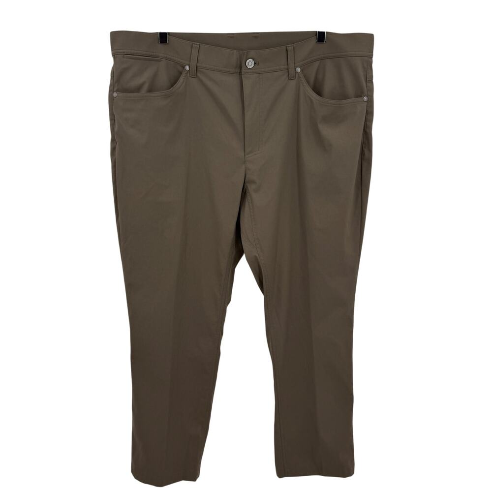 LL Bean Men's 40" x 29" Venture Stretch Five Pocket Pants Brown Hiking Outdoor